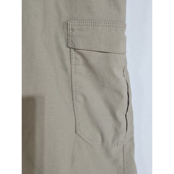 Duluth Capri Cargo Womens Dry on the Fly  beige tan size pants size 16W - Picture 4 of 11